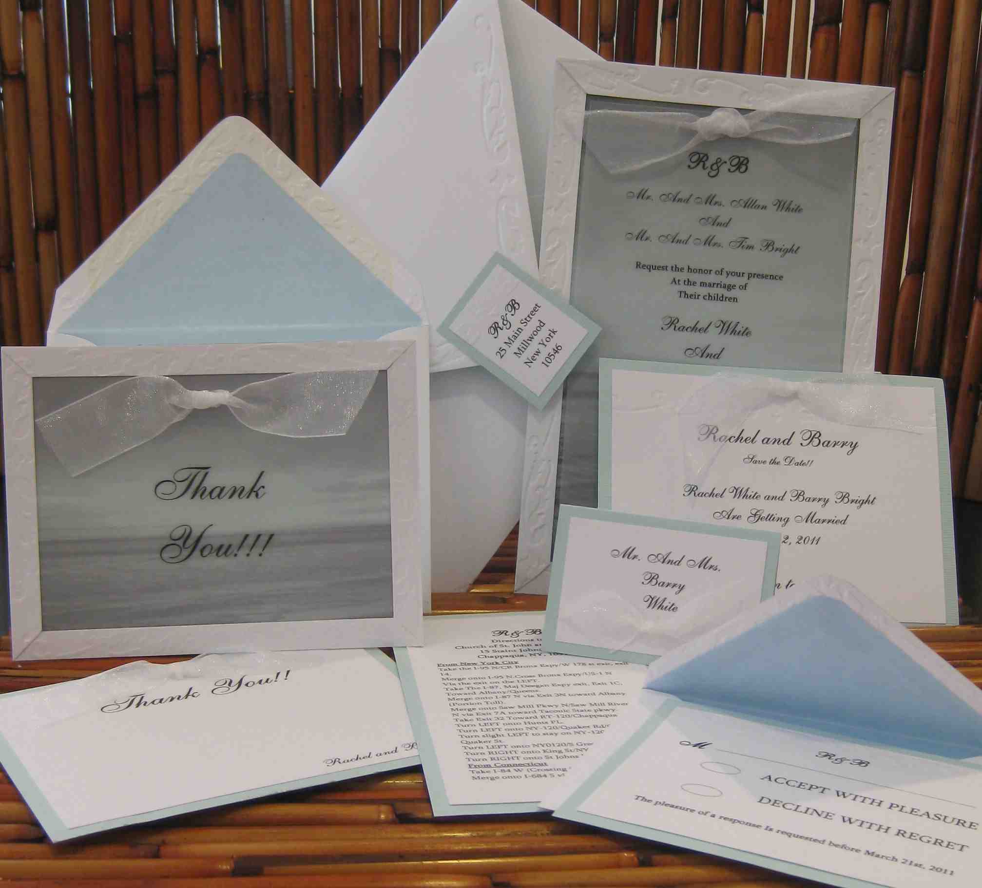Wedding invitations picture